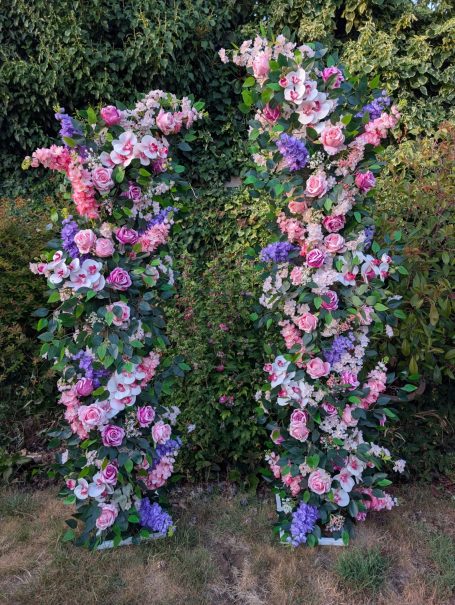 Broken Arch "Sienna" - Blush Pink and Purple